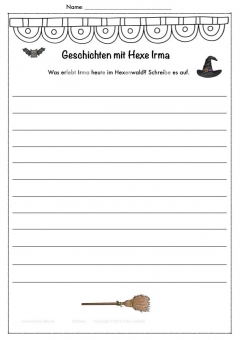 Unterrichtsmaterial_Deutsch_Klasse1_LiteraturprojektIrma_Schreibvorlage2