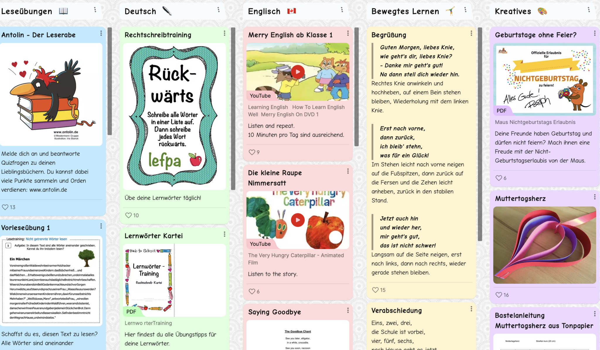 Ich bin ich und du bist du – Teacher's Life